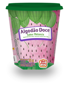 Foto embalagem Algodão doce melancia