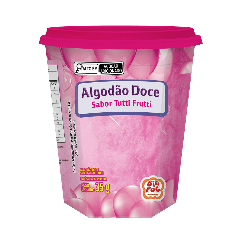Foto embalagem Algodão doce tutti Frutti
